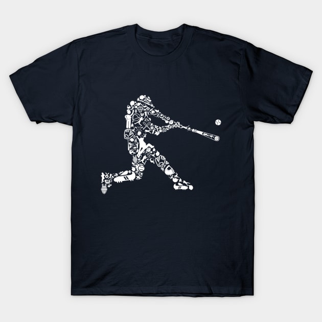 Baseball Player T-Shirt by DesignedByFreaks